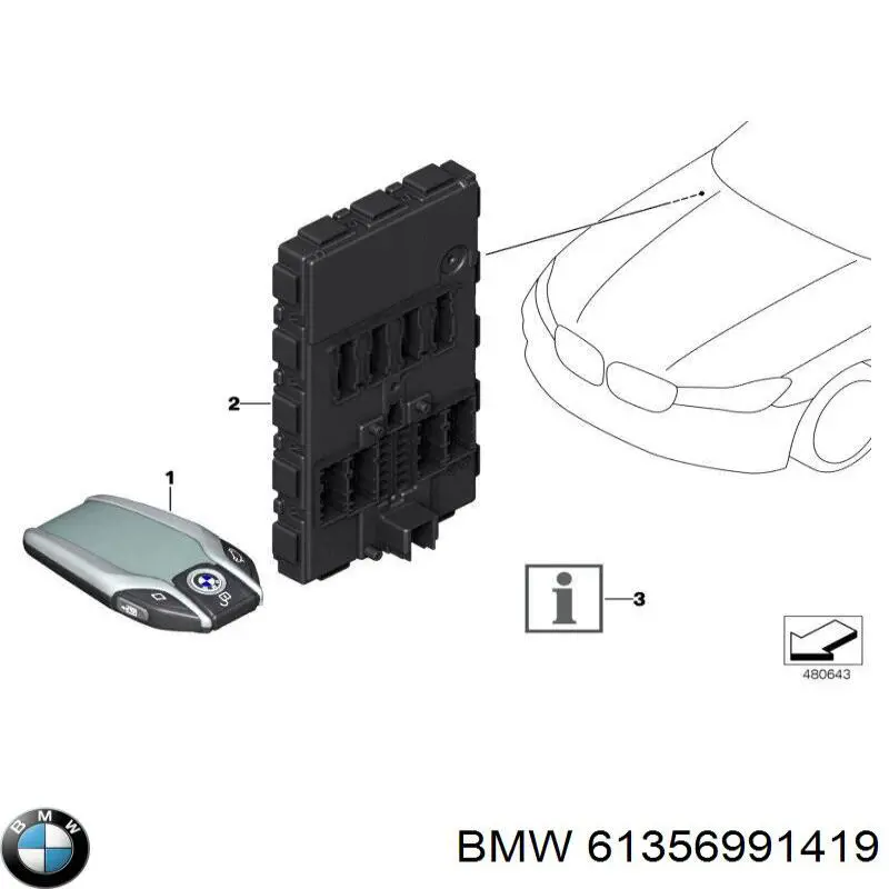 61355A2F299 BMW 