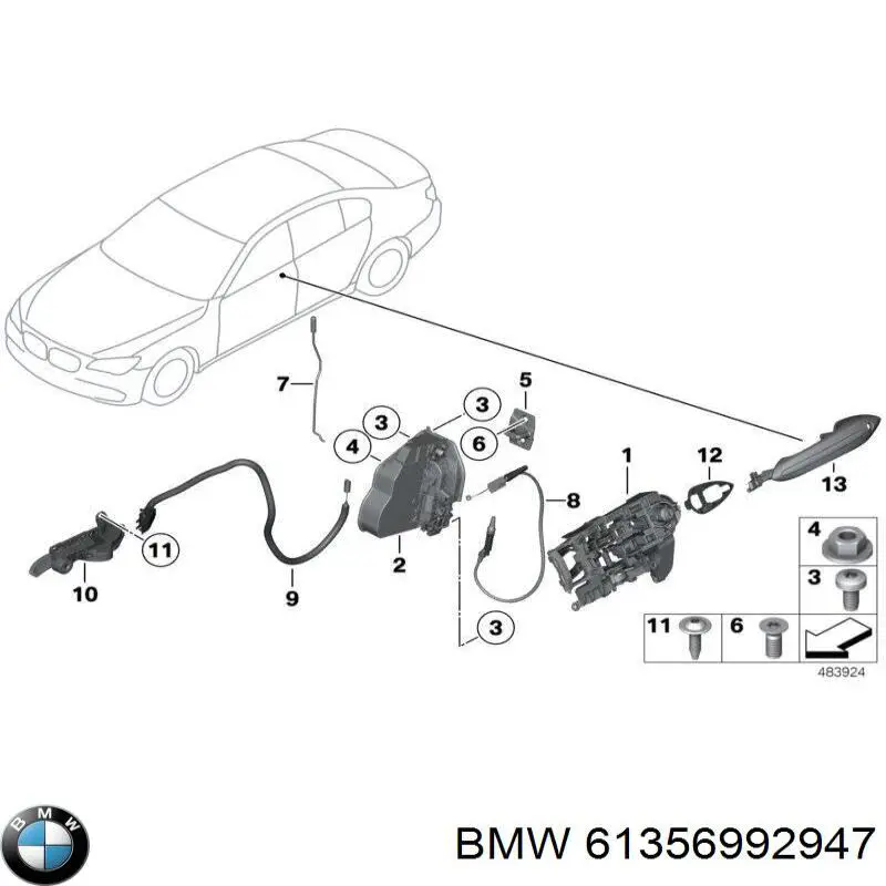 Блок комфорту BMW 61359273636 ціна, від 28.12 USD