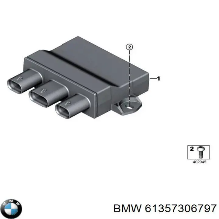 Датчик відкриття кришки багажника/задніх дверей (ляди) BMW 61357306797 ціна, від 31.67 USD