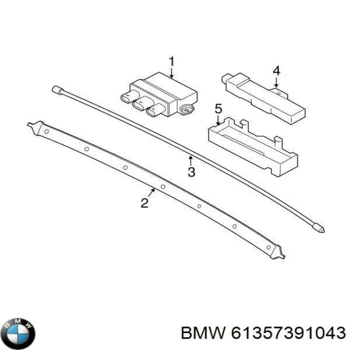 7273667 BMW Датчик відкриття кришки багажника/задніх дверей (ляди)