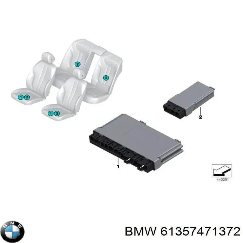  BMW 61357456468 ціна, від 120.97 USD
