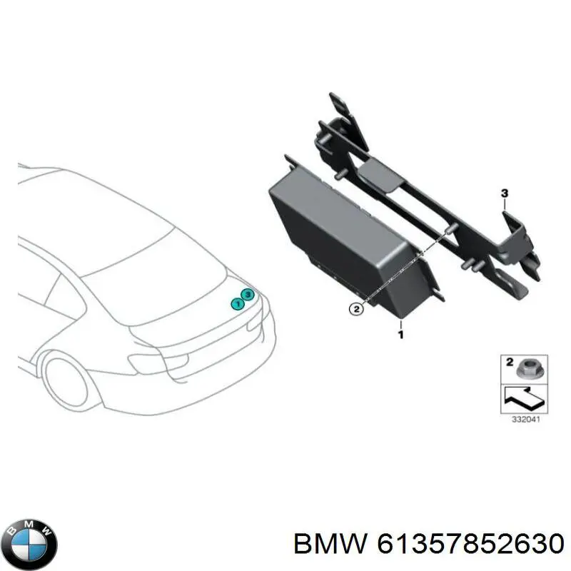  BMW 61357857786 ціна, від 190.75 USD