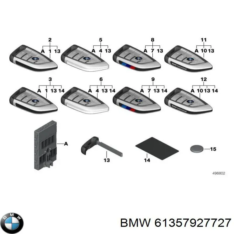 61357927727 BMW 