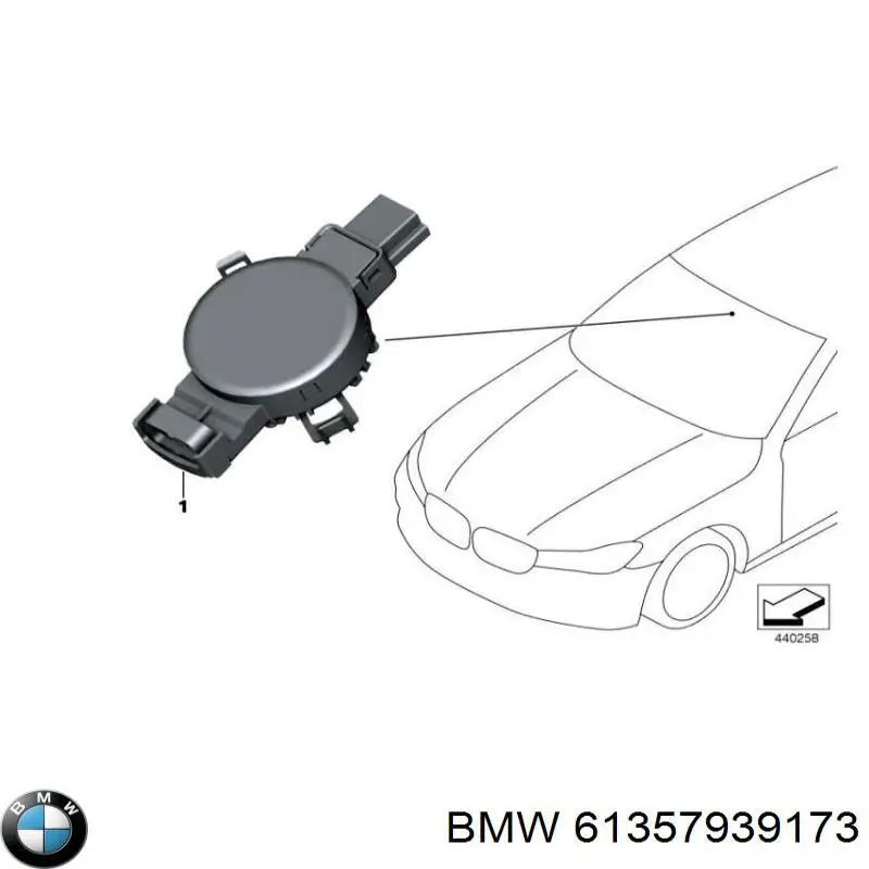 61357939173 BMW датчик дощу