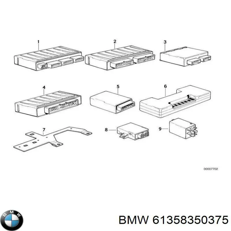 Модуль управління (ЕБУ) контролю справності ламп BMW 61358350375 ціна, від 8.47 USD