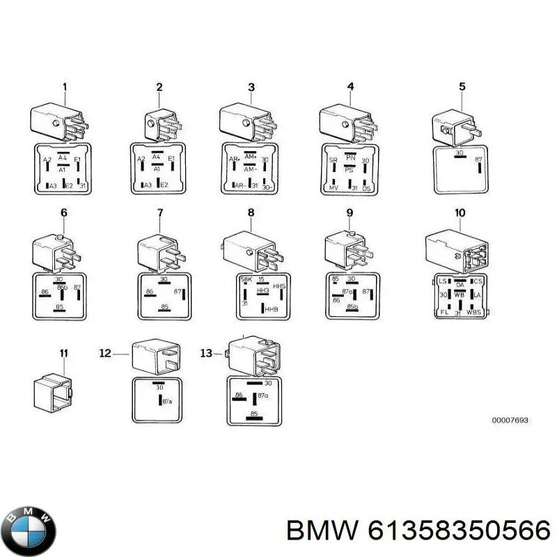 61311384364 BMW 