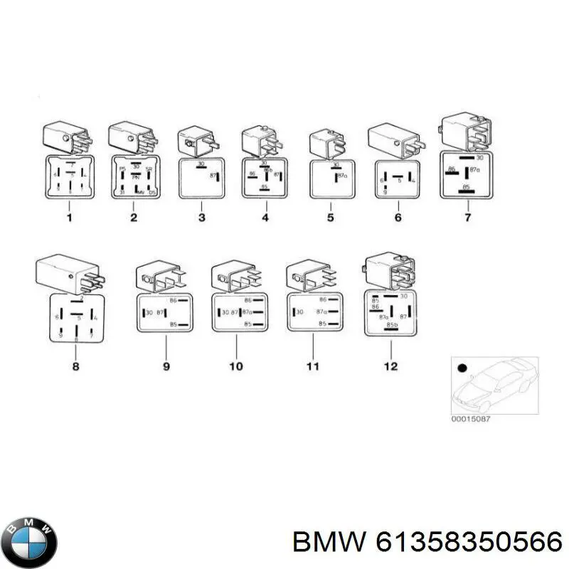 61358350566 BMW 