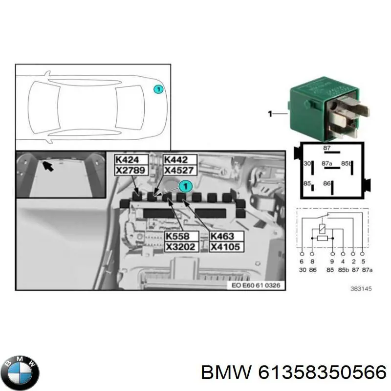Купити 61311384364 BMW 