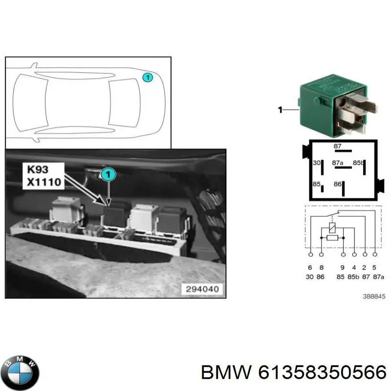  61311384364 BMW