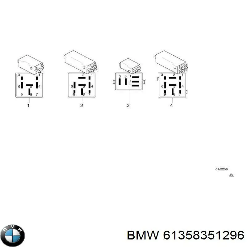  BMW 61358351296 ціна, від 10.12 USD