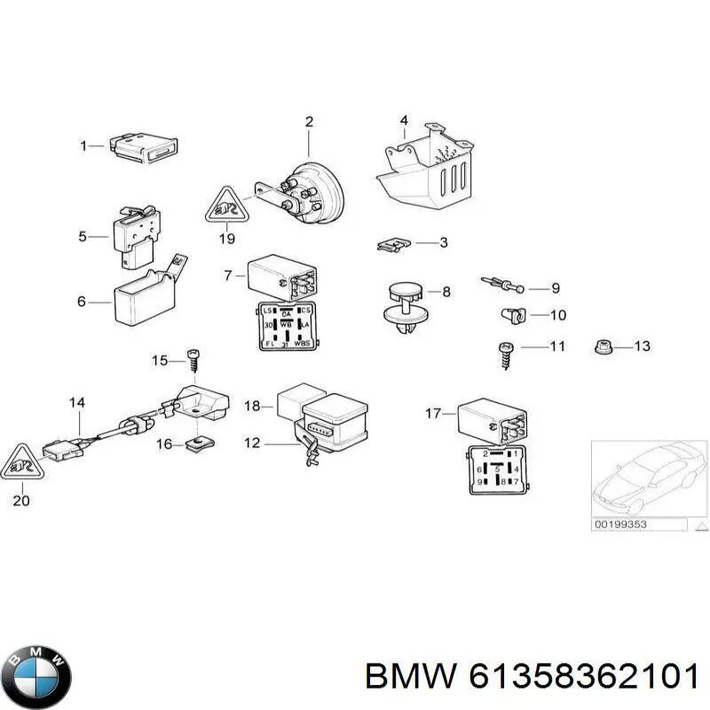  61358362101 BMW