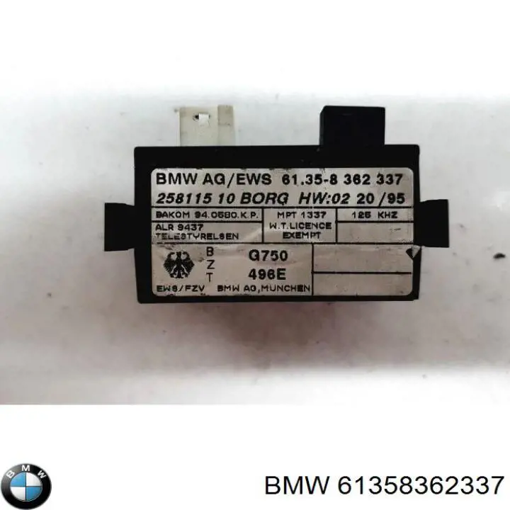 61358362337 BMW 