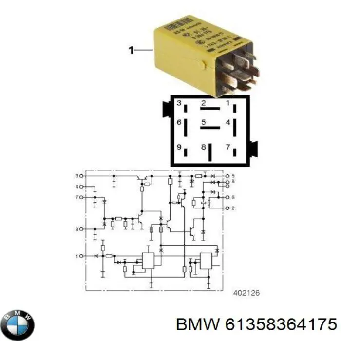 Купити 61358364175 BMW 