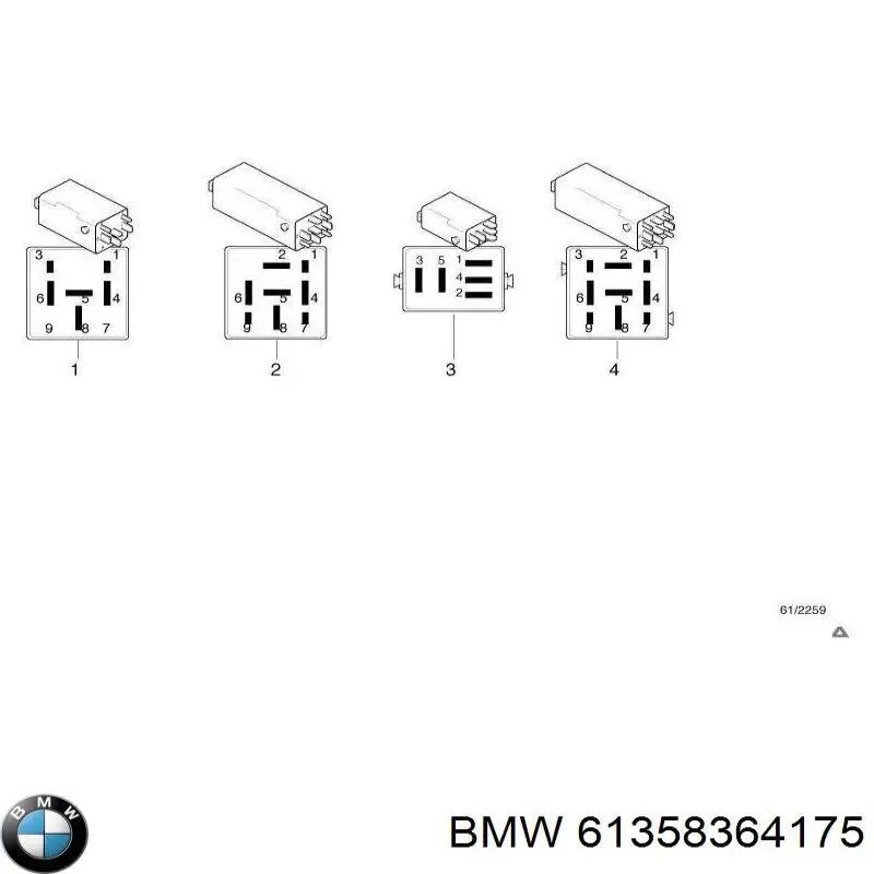  BMW 61358364175 ціна, від 111.23 USD