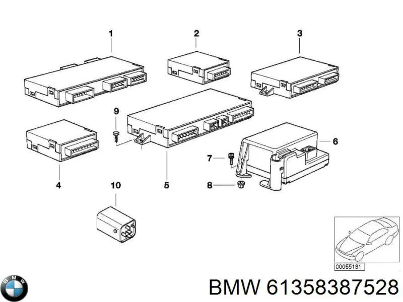 Купити 61358387528 BMW 