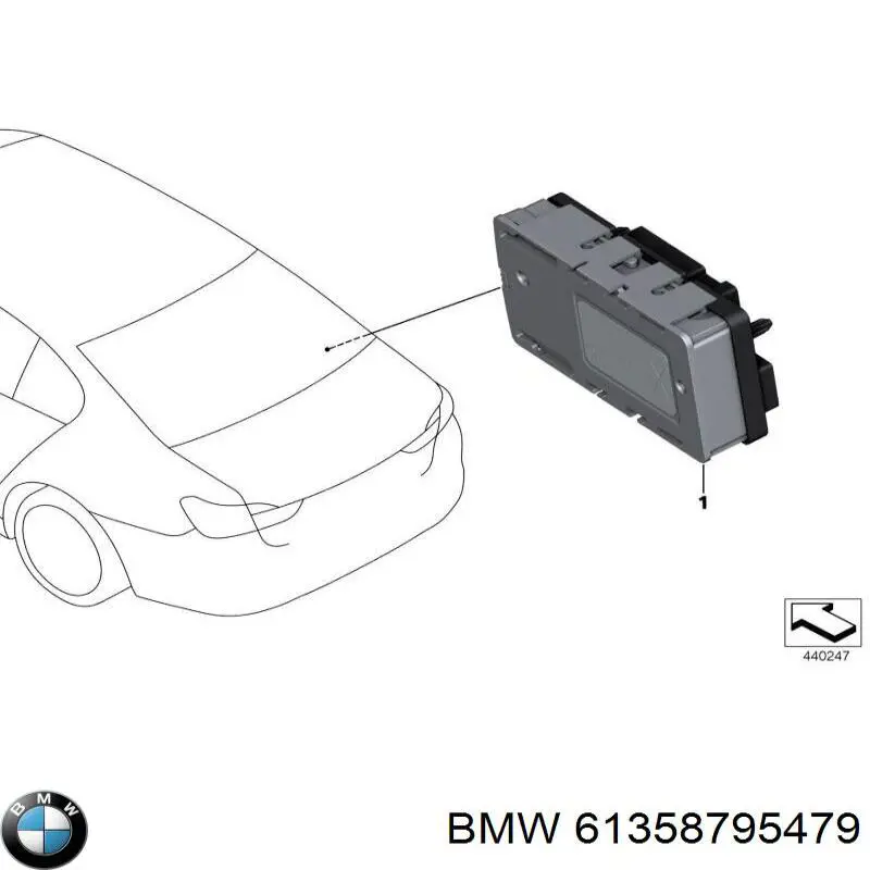  BMW 61356802461 ціна, від 46.88 USD
