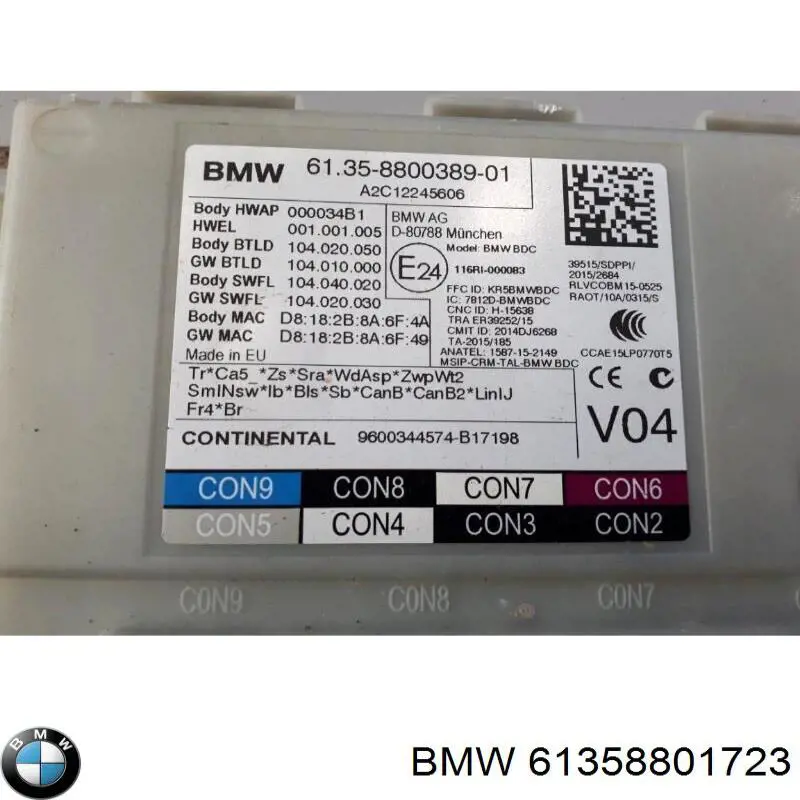  BMW 61358801723