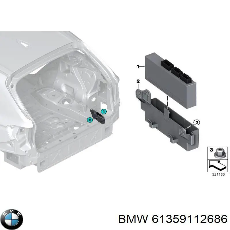  BMW 61359112686 ціна, від 5.34 USD