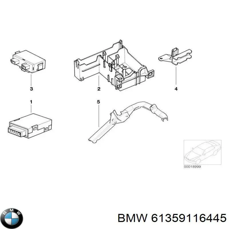 Купити 61359116445 BMW Блок комфорту