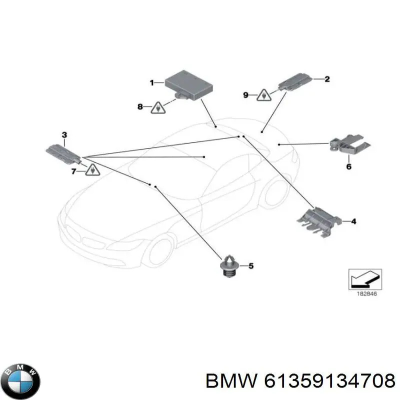 Купити 61359134708 BMW 