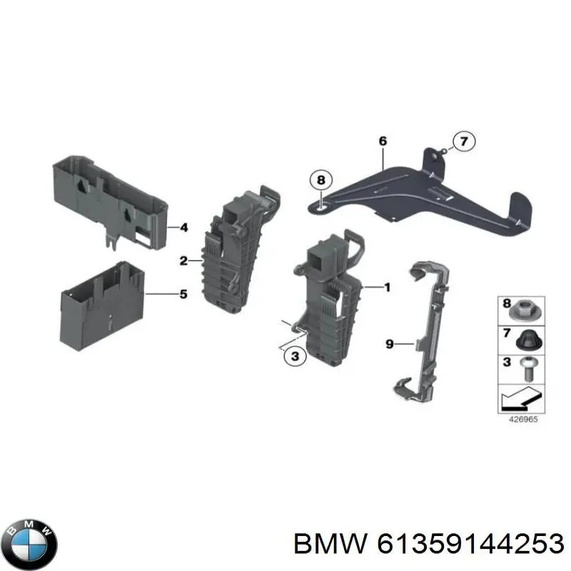 61359144253 BMW 