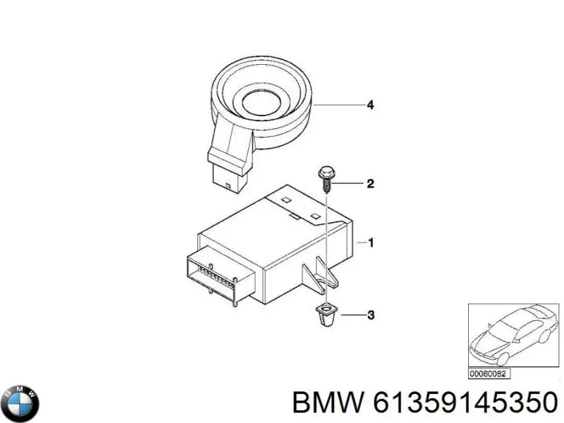  BMW 61359145350 ціна, від 107.69 USD
