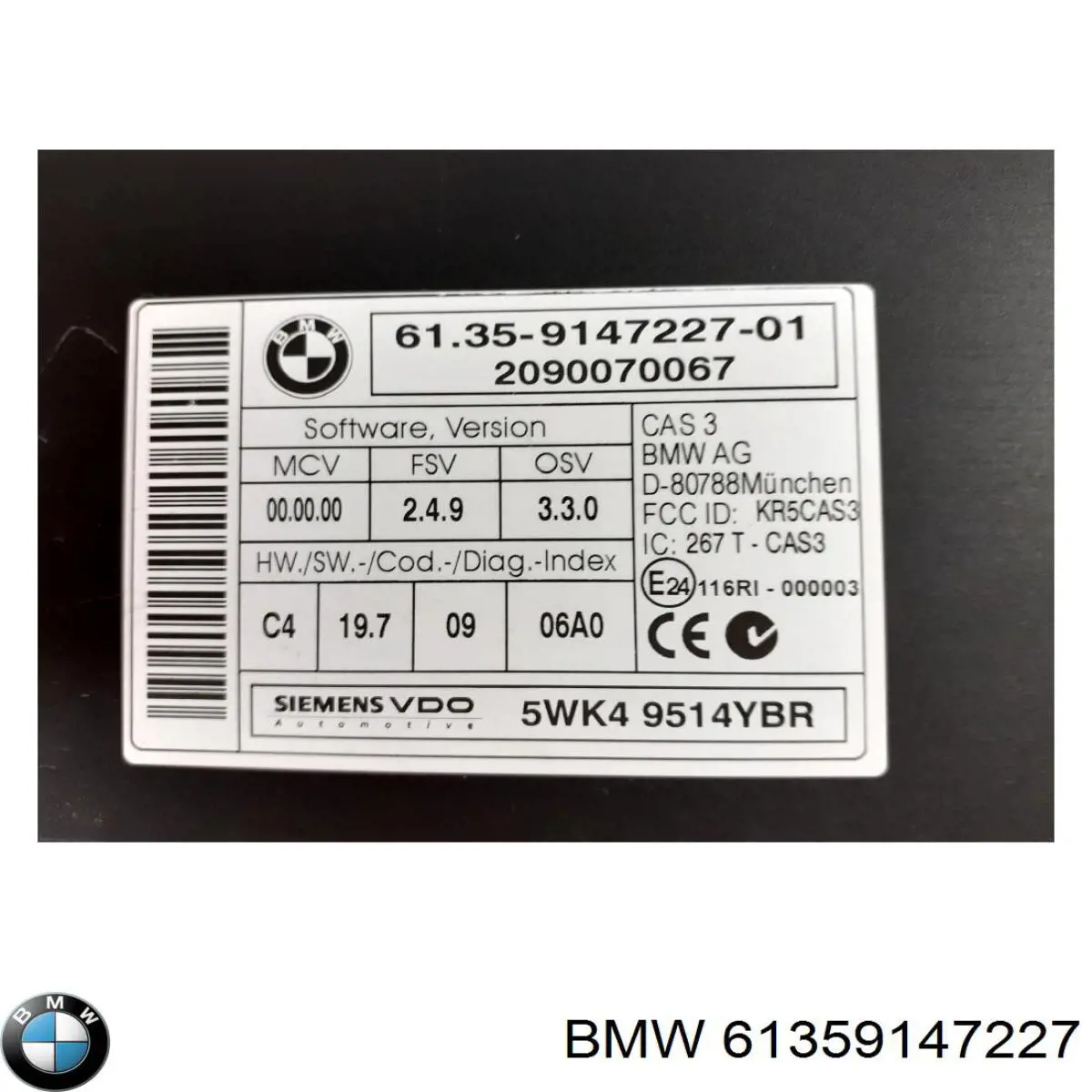Блок комфорту BMW 61359147227 ціна, від 17.74 USD