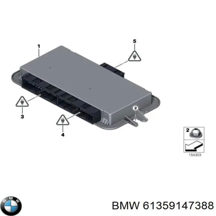 Купити 61359170455 BMW Модуль керування (ЕБУ) світлом фар