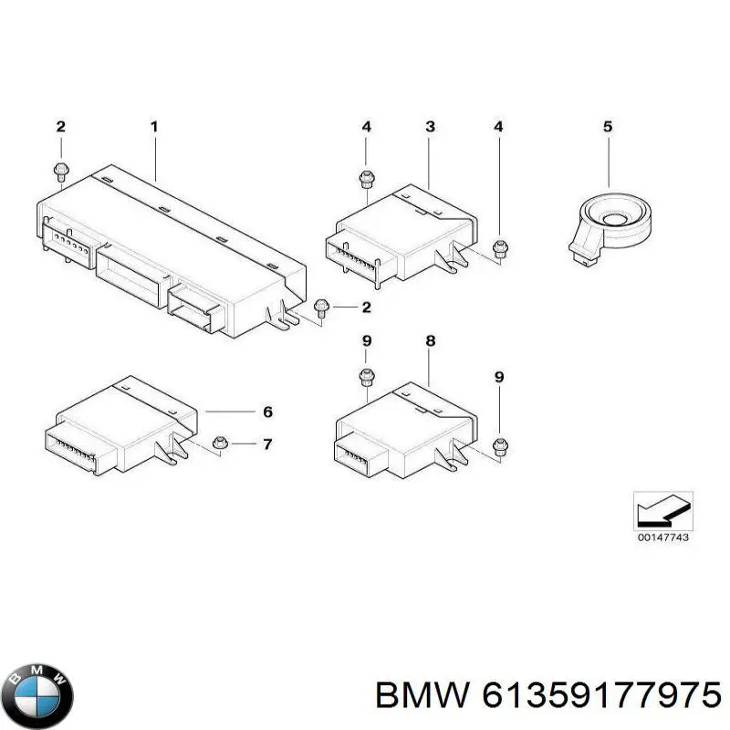 Купити 61359177975 BMW 