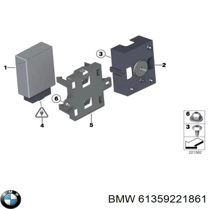  BMW 61359264974 ціна, від 88.69 USD