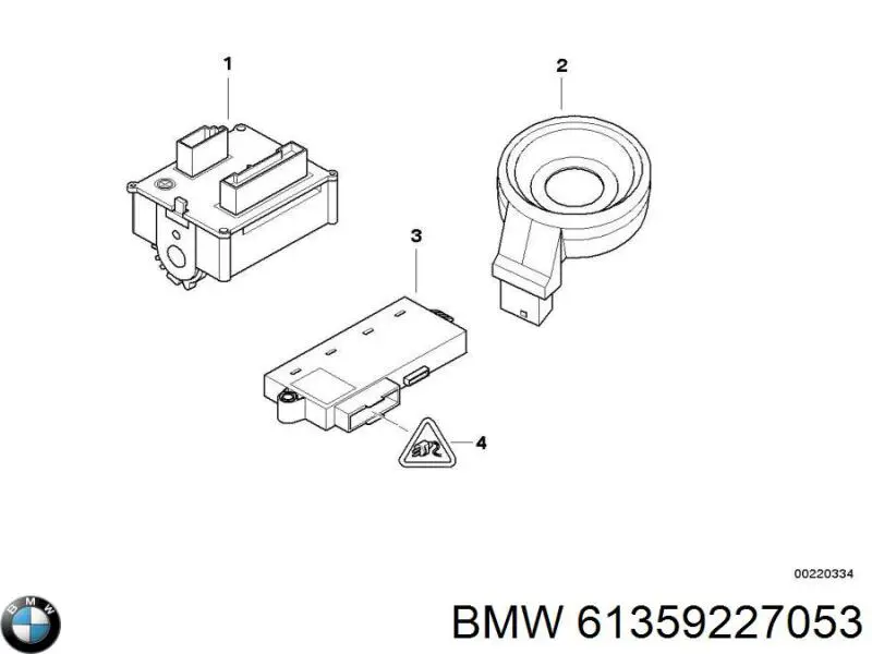 Блок комфорту BMW 61359227053 ціна, від 14.11 USD