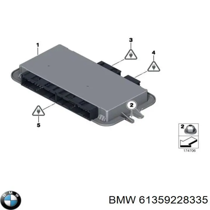 Блок комфорту BMW 61359228335 ціна, від 25.40 USD