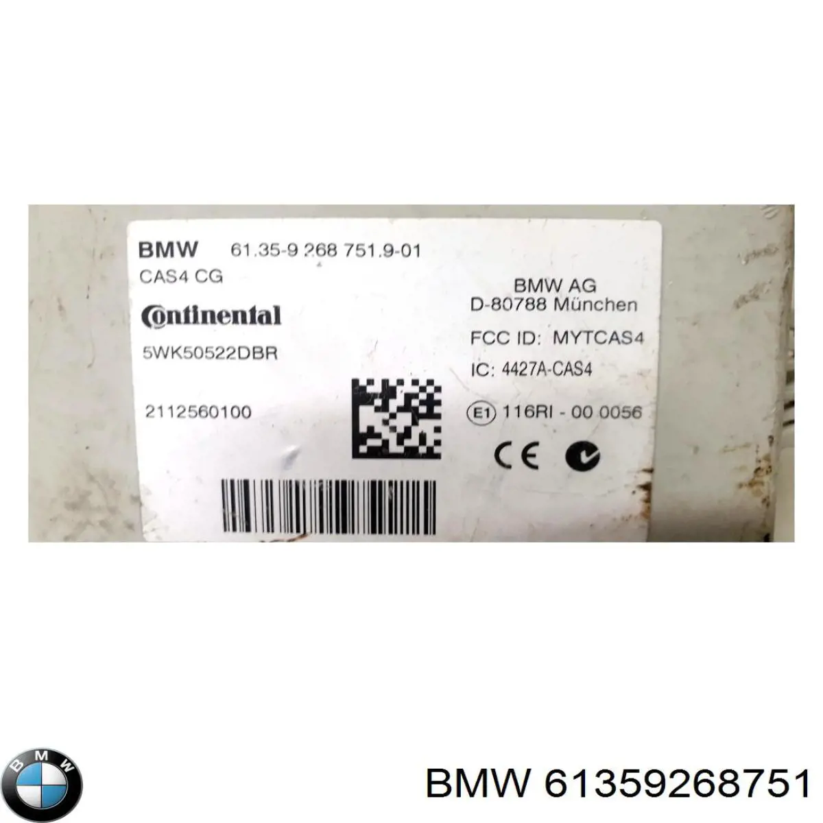 61359268751 BMW 