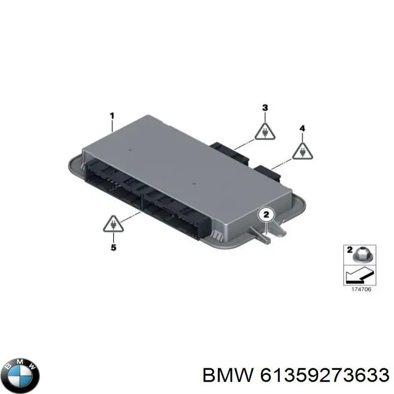 Блок комфорту BMW 61359273633 ціна, від 28.09 USD