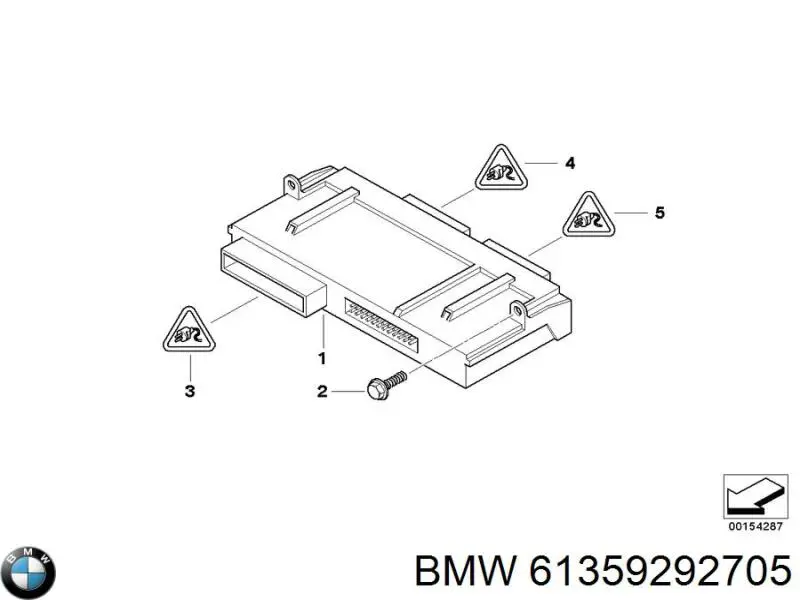 Блок керування центральним замком BMW 61359292705 ціна, від 86.63 USD
