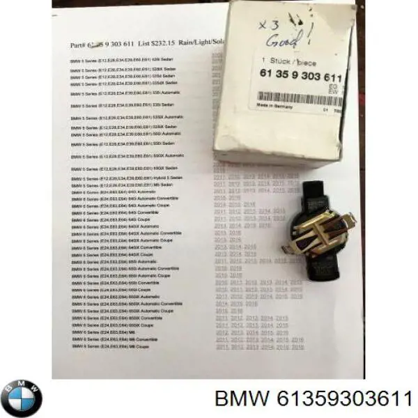 61359303611 BMW Датчик дощу