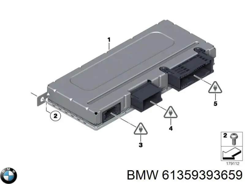 Модуль управління (ЕБУ) бортової мережі BMW 61359393659 ціна, від 34.21 USD