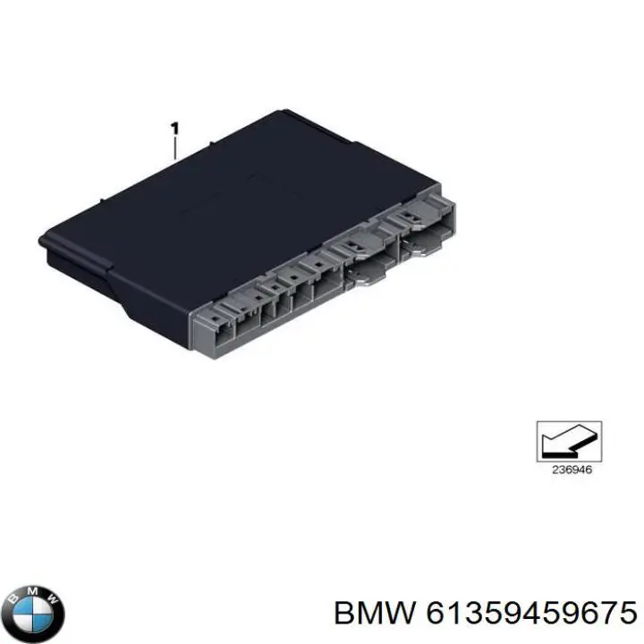 Модуль управління (ЕБУ) переднього сидіння BMW 61357943749 ціна, від 53.58 USD