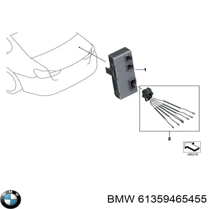  BMW 61359852928 ціна, від 50.67 USD