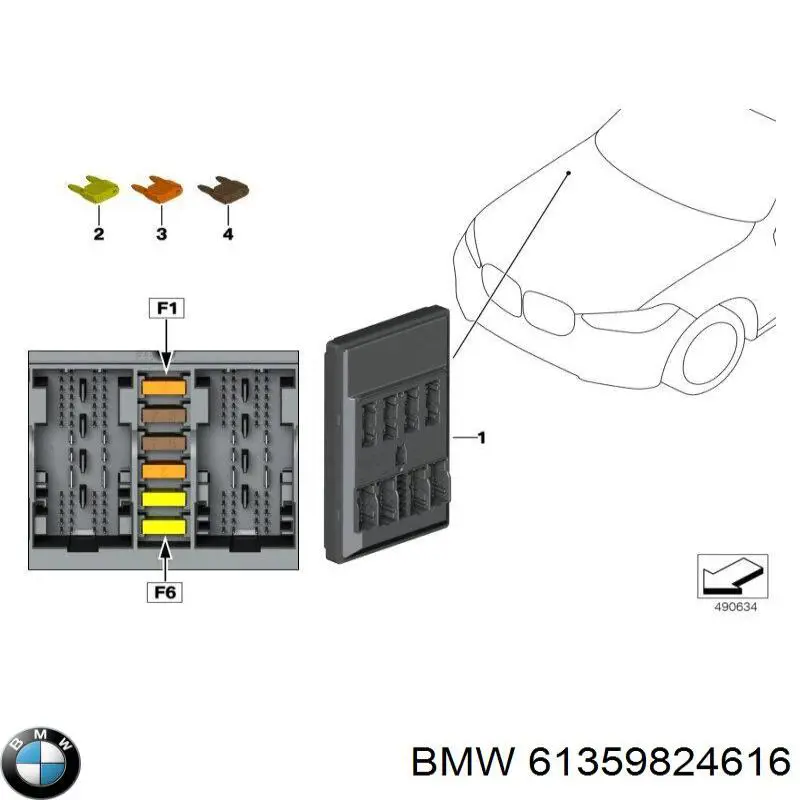 61359824616 BMW 