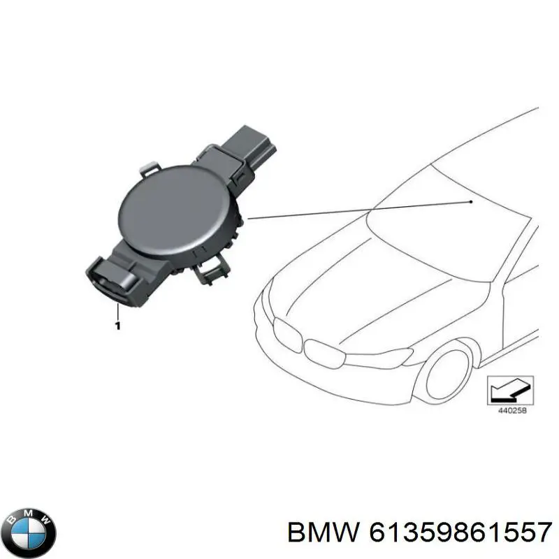 Купити 61359861557 BMW Датчик дощу
