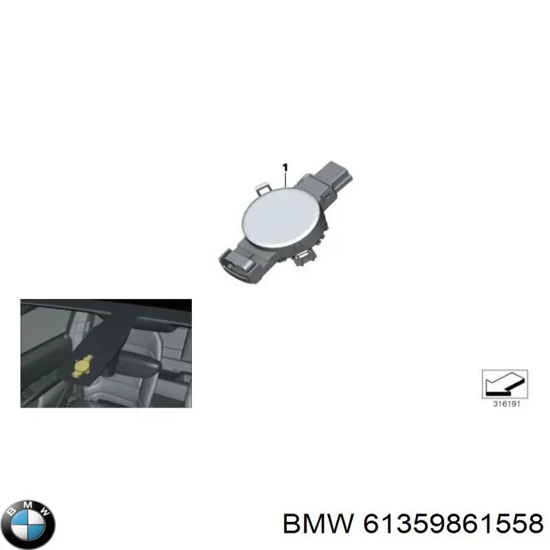 Купити 9387624 BMW Датчик дощу