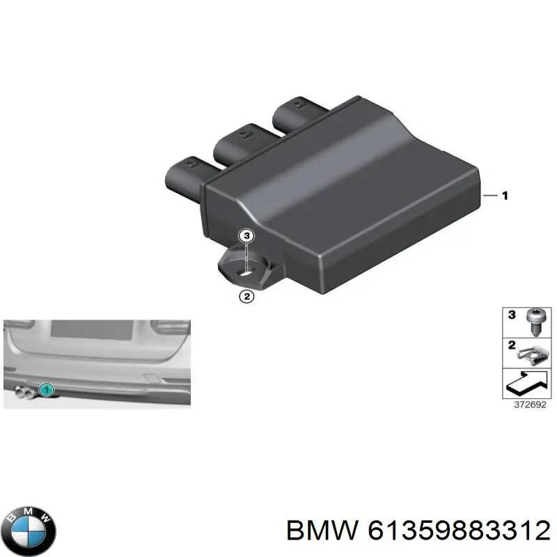 61355A3F3E8 BMW 