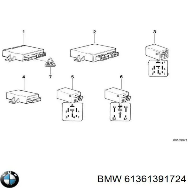  BMW 61361391724 ціна, від 19.00 USD