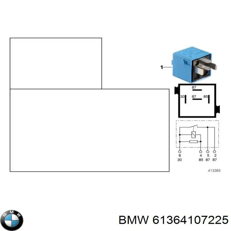 Купити 61364107225 BMW Реле електричне багатофункціональне