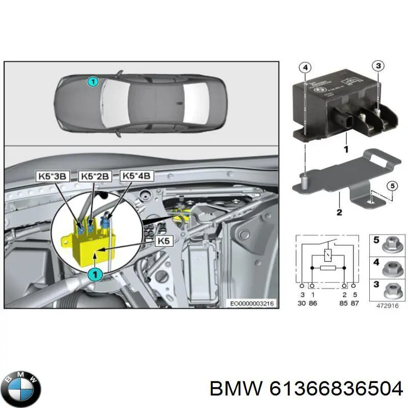  61366836504 BMW