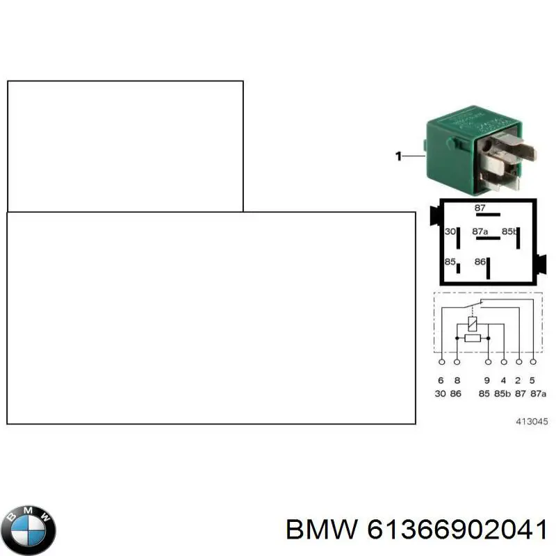  BMW 61366902041 ціна, від 1.27 USD