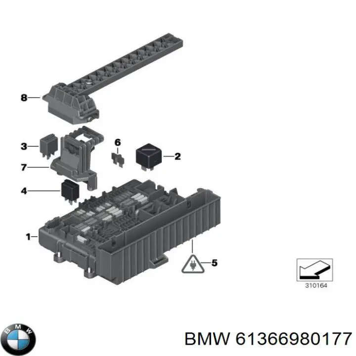 Купити 61366980177 BMW Реле вентилятора