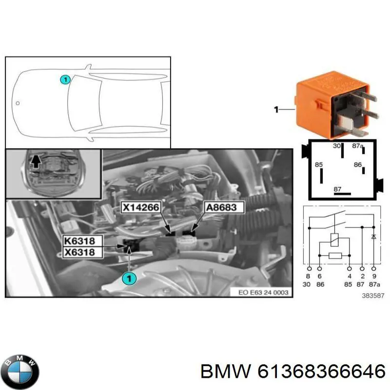  61368366646 BMW