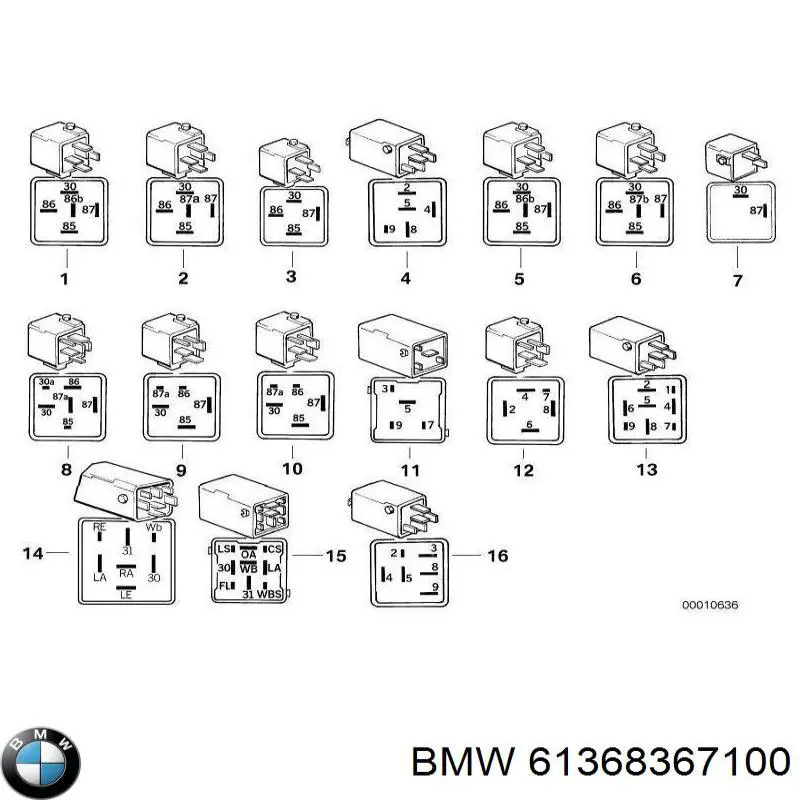  61368367100 BMW